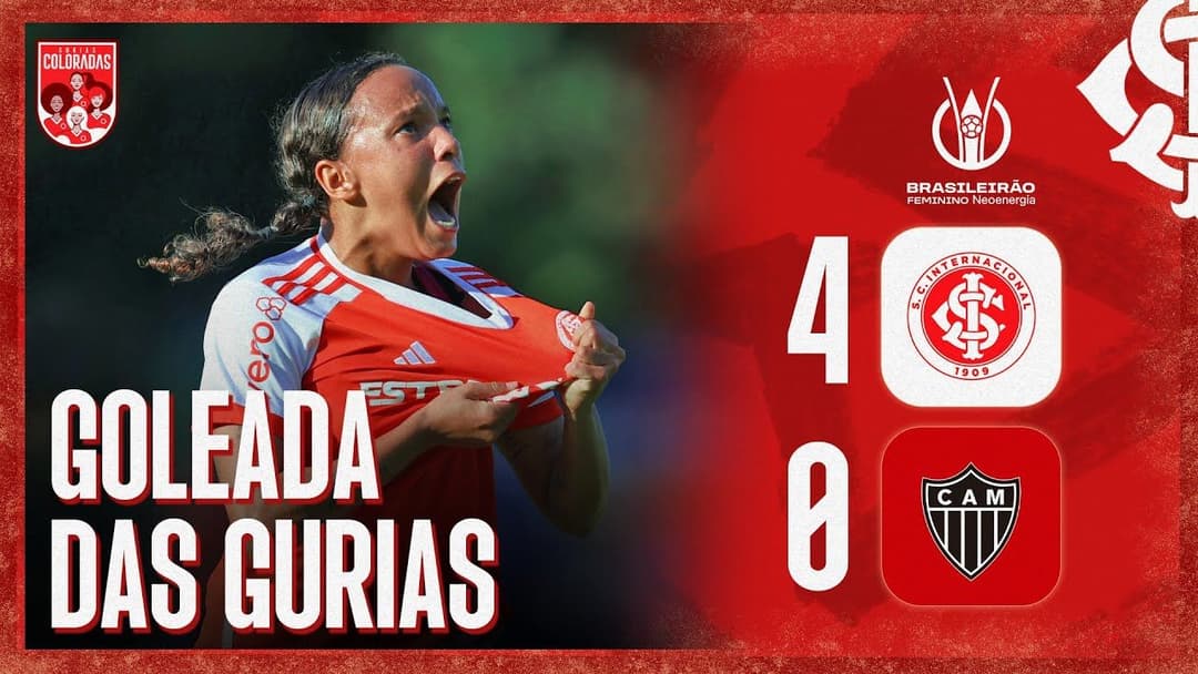 Bastidores | Gurias Coloradas 4 x0 Atlético-MG | Brasileirão feminino