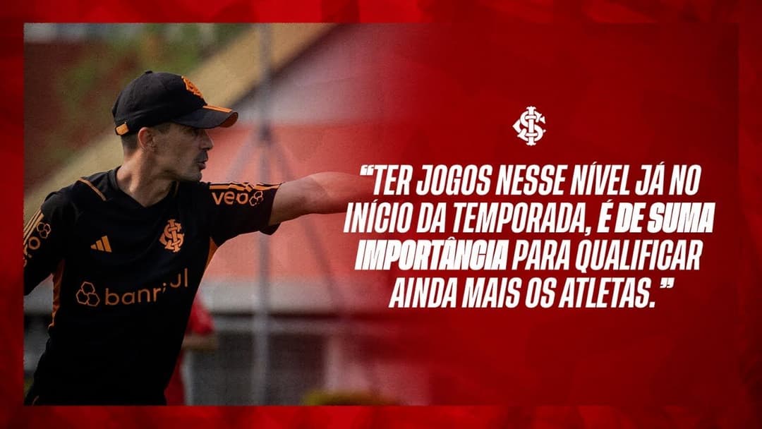 Técnico do Inter Sub-17 projeta participação do Inter na Fam Cup