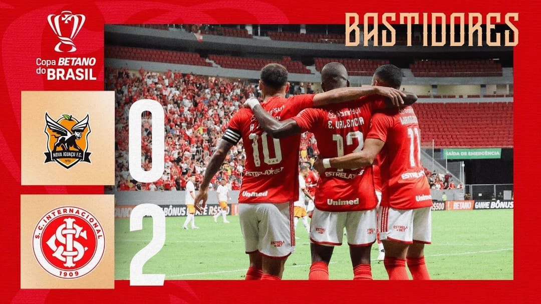 Bastidores: Nova Iguaçu 0 x 2 Internacional | Copa do Brasil 2024